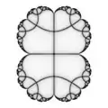 Julia set with parabolic cycle