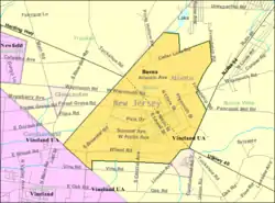 Census Bureau map of Buena, New Jersey
