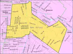 Census Bureau map of Cresskill, New Jersey