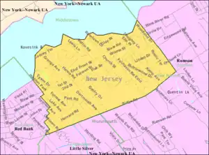 Census Bureau map of Fair Haven, New Jersey