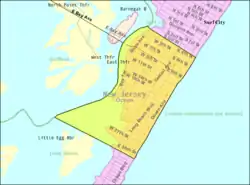 Census Bureau map of Ship Bottom, New Jersey