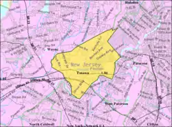 Census Bureau map of Totowa, New Jersey