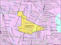 Census Bureau map of Woodcliff Lake, New Jersey