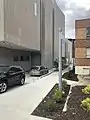 Loading dock and alley