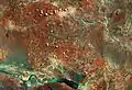 Central District, Botswana by Copernicus Sentinel-2A