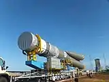 Soyuz rollout to ELS pad on 9 October 2012.