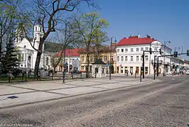 Historic townhouses in the city centre