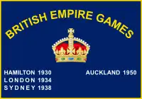 Ceremonial flag used at the British Empire Games from 1930 to 1950.