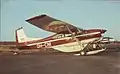 Cessna 185 of Tunturilento Ky (OH-CNI) in 1972 at Rovaniemi Airport