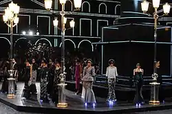 Image 3Example of an elaborate stage set used for the Chanel Haute Couture Fall-Winter 2011 show (from Fashion show)