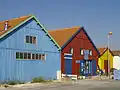 Old oyster farmers' huts renewed and converted into arts and crafts shops