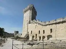 The triangular Keep of the Chateau of Beaucaire