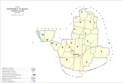 Map of Chaugain in Chaugain block