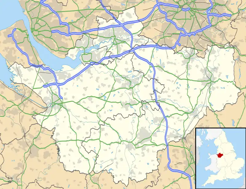 Chester Castle is located in Cheshire