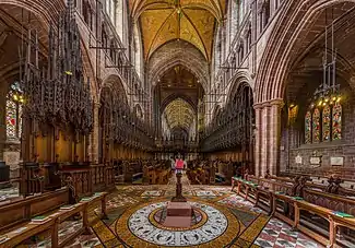 Chester Cathedral inside.