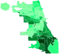 Support for Walls by ward:.mw-parser-output .legend{page-break-inside:avoid;break-inside:avoid-column}.mw-parser-output .legend-color{display:inline-block;min-width:1.25em;height:1.25em;line-height:1.25;margin:1px 0;text-align:center;border:1px solid black;background-color:transparent;color:black}.mw-parser-output .legend-text{}&nbsp;&nbsp;>7%.mw-parser-output .legend{page-break-inside:avoid;break-inside:avoid-column}.mw-parser-output .legend-color{display:inline-block;min-width:1.25em;height:1.25em;line-height:1.25;margin:1px 0;text-align:center;border:1px solid black;background-color:transparent;color:black}.mw-parser-output .legend-text{}&nbsp;&nbsp;6–7%.mw-parser-output .legend{page-break-inside:avoid;break-inside:avoid-column}.mw-parser-output .legend-color{display:inline-block;min-width:1.25em;height:1.25em;line-height:1.25;margin:1px 0;text-align:center;border:1px solid black;background-color:transparent;color:black}.mw-parser-output .legend-text{}&nbsp;&nbsp;5–6%.mw-parser-output .legend{page-break-inside:avoid;break-inside:avoid-column}.mw-parser-output .legend-color{display:inline-block;min-width:1.25em;height:1.25em;line-height:1.25;margin:1px 0;text-align:center;border:1px solid black;background-color:transparent;color:black}.mw-parser-output .legend-text{}&nbsp;&nbsp;4–5%.mw-parser-output .legend{page-break-inside:avoid;break-inside:avoid-column}.mw-parser-output .legend-color{display:inline-block;min-width:1.25em;height:1.25em;line-height:1.25;margin:1px 0;text-align:center;border:1px solid black;background-color:transparent;color:black}.mw-parser-output .legend-text{}&nbsp;&nbsp;3–4%.mw-parser-output .legend{page-break-inside:avoid;break-inside:avoid-column}.mw-parser-output .legend-color{display:inline-block;min-width:1.25em;height:1.25em;line-height:1.25;margin:1px 0;text-align:center;border:1px solid black;background-color:transparent;color:black}.mw-parser-output .legend-text{}&nbsp;&nbsp;2–3%.mw-parser-output .legend{page-break-inside:avoid;break-inside:avoid-column}.mw-parser-output .legend-color{display:inline-block;min-width:1.25em;height:1.25em;line-height:1.25;margin:1px 0;text-align:center;border:1px solid black;background-color:transparent;color:black}.mw-parser-output .legend-text{}&nbsp;&nbsp;1–2%.mw-parser-output .legend{page-break-inside:avoid;break-inside:avoid-column}.mw-parser-output .legend-color{display:inline-block;min-width:1.25em;height:1.25em;line-height:1.25;margin:1px 0;text-align:center;border:1px solid black;background-color:transparent;color:black}.mw-parser-output .legend-text{}&nbsp;&nbsp;0–1%