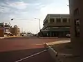 Brick streets of downtown Childress