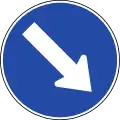 Pass on right