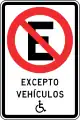 Disabled parking only