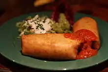 A chimichanga