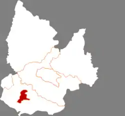 Location in Tieling
