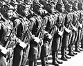 PRC paratroopers on parade for the 10th anniversary of the founding of the People’s Republic of China, 1959.
