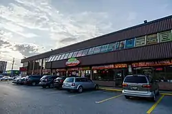 Storefronts on Eglinton and Midland Avenue