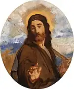 Christ as a Gardener by Édouard Manet. Circa 1856-1859. Private Collection.