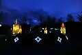 Christmas decorations in Slunj