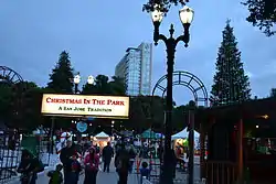 A view of the event