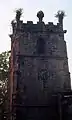 Garland on St Edmund's church tower
