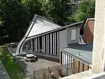 A hyperbolic paraboloid saddle roof: Church Army Chapel, Blackheath