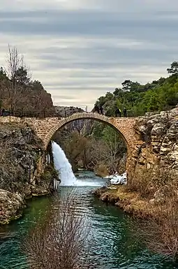 Ancient Phrygian Cilandiras bridge in Uşak Province.