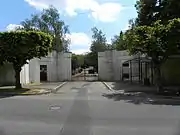 Cemetery gate