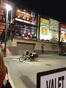 Cycle Rickshaw in downtown Cincinnati, Ohio.
