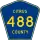 County Road 488 marker