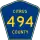 County Road 494 marker