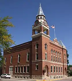 Historic city hall and opera house