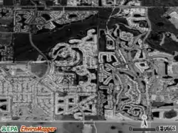 Satellite view of Plantation