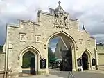 Cemetery gates