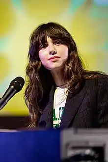 Clairo on tour at the Greek Theatre in Los Angeles, California, 2022