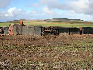 No. 35-403 in Spoornet orange livery at Biesiesfontein Farm outside Moorreesburg, 9 June 2007