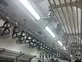 Interior ceiling and baggage racks