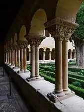 Portico of the Abbey of Santo Domingo de Silos (Santo Domingo de Silos, Spain), begun in 1085