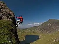 Former Principal (2010) Stan Lowe above Ogwen