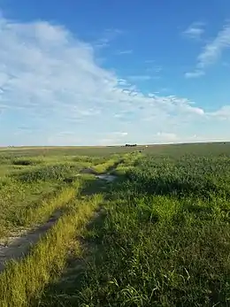 Location in Beaver County in the state of Oklahoma of where it would have been..