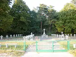 Polish war cemetery from World War II in Guźnia