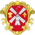 A windmill in the arms of a Van Garrett family