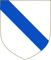 Coat of arms of the Sanudo family of Duchy of Naxos