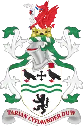 Arms of Clwyd County Council